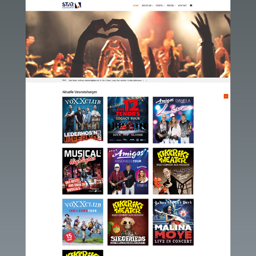 Website Star-Concerts